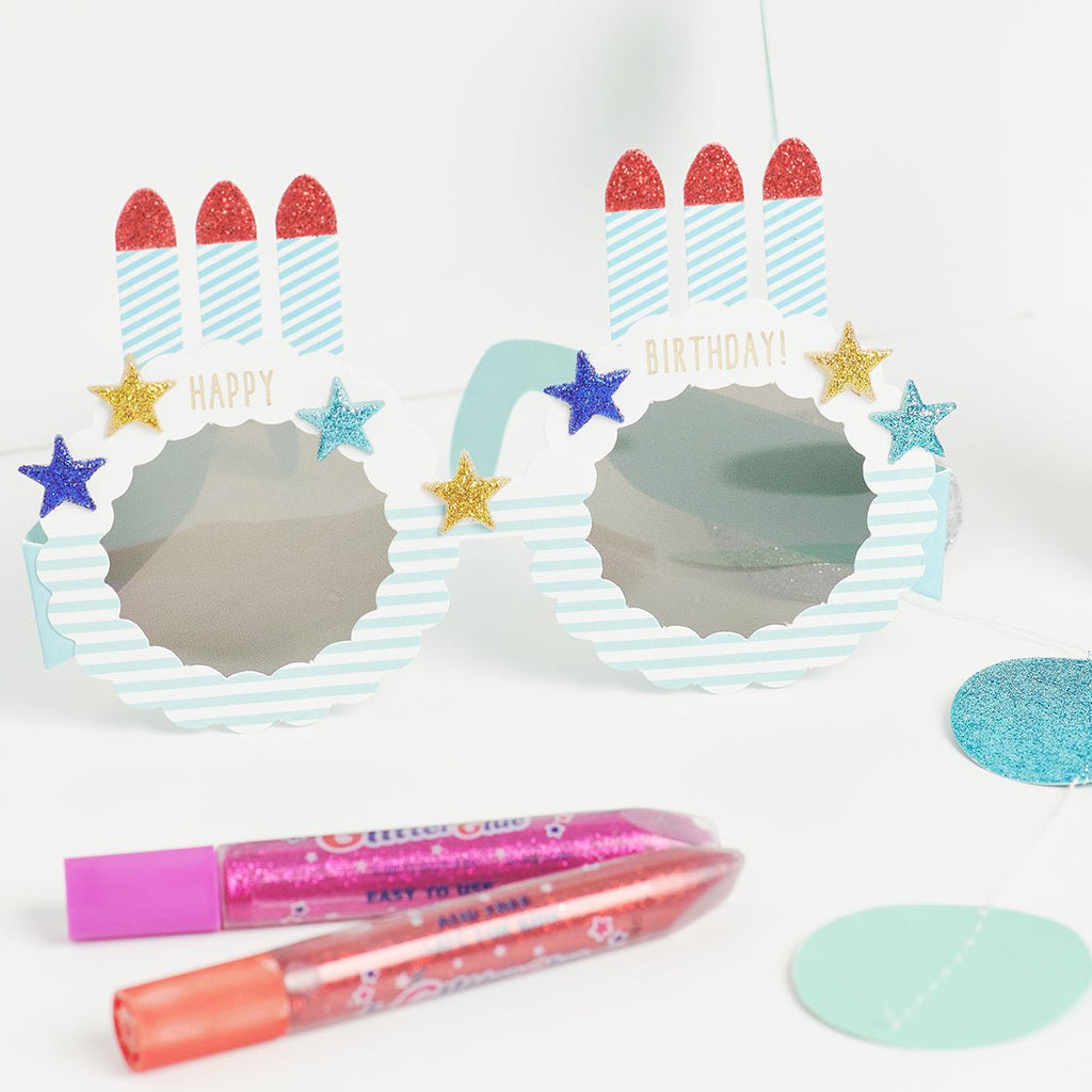 Amos Glitter Glue Classic Colours Pack of 5 Amos — Discount Office