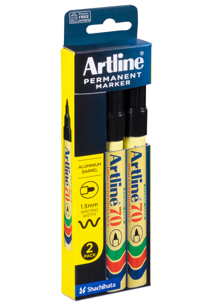 ARTLINE 70 PERMANENT MARKER BULLET 1.5MM BLACK | Express Office - View #2