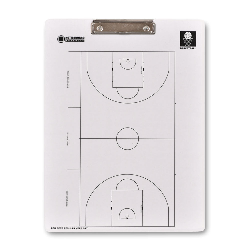 Basketball Coaching Clipboard plus Magnetic Whiteboard 300 x 400mm (Do