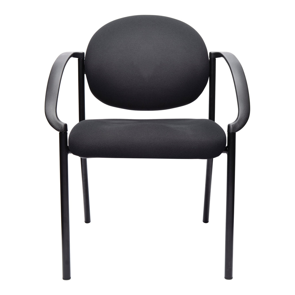 Buro Essence 4 Legged Conference Chair, with Arms, Black Buro Seating