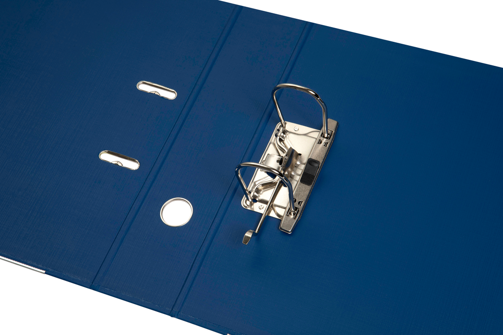 Marbig A4 Polyethylene (PE) Lever Arch File With Linen Finish Cover Bl