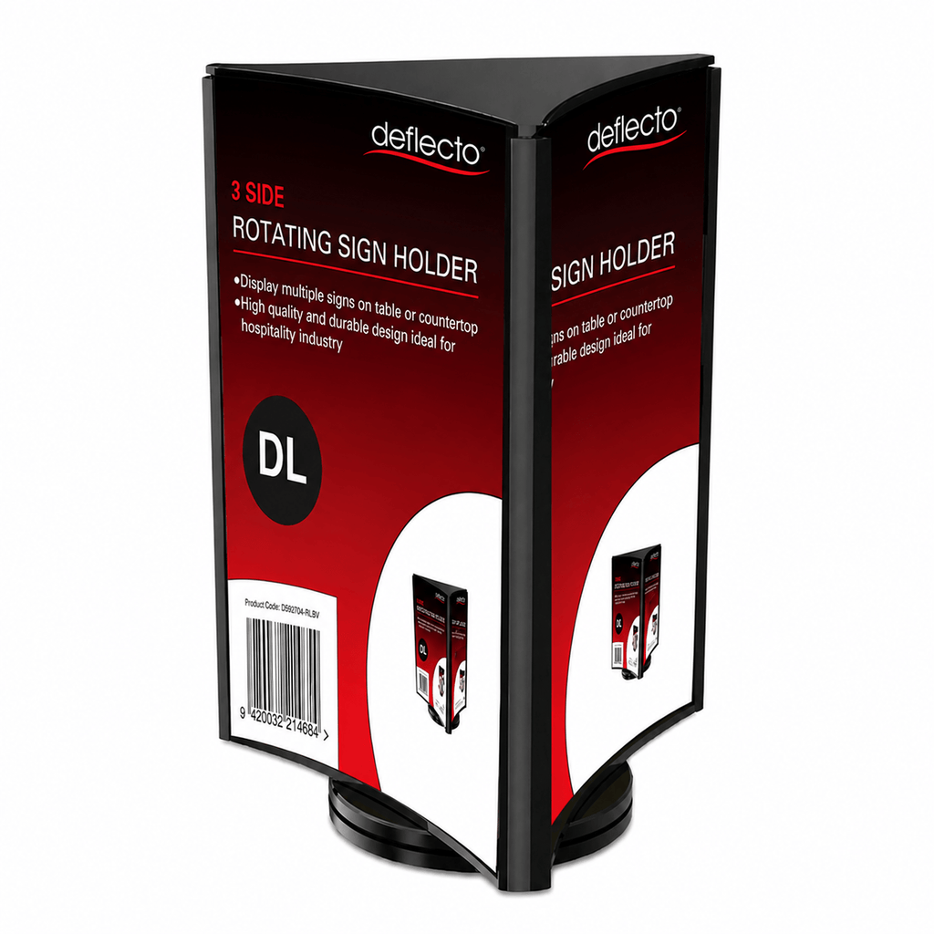 DL Rotating Sign Holder, 3 Sided | Display & Exhibition Stands ...