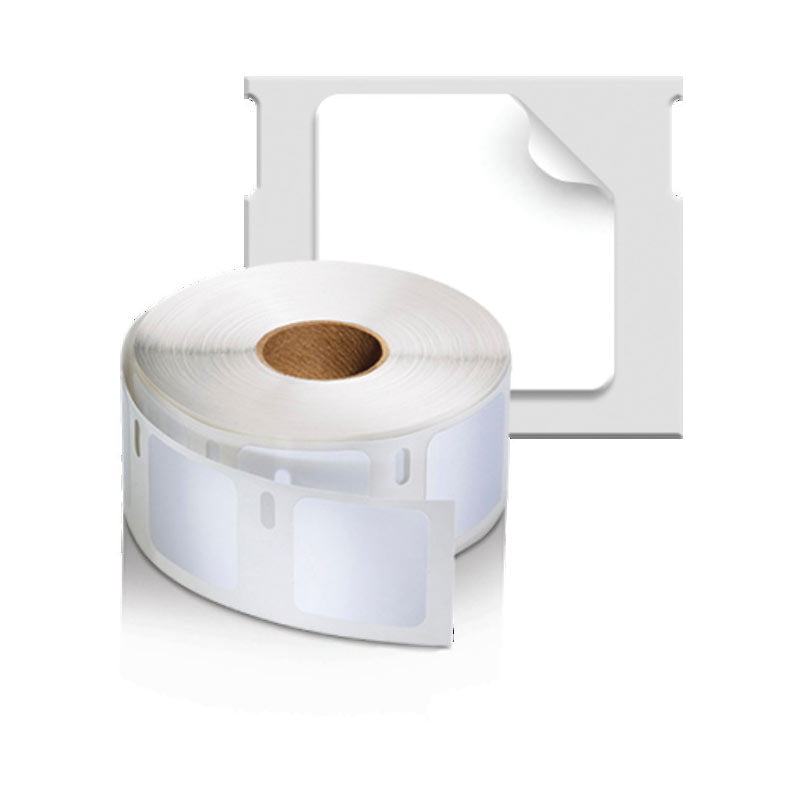 BETCKEY 6 Rollen Labels 25x25 Mm - Compatibel Met Dymo S0929120 - 4500 Stuks, Wit Thermisch Papier