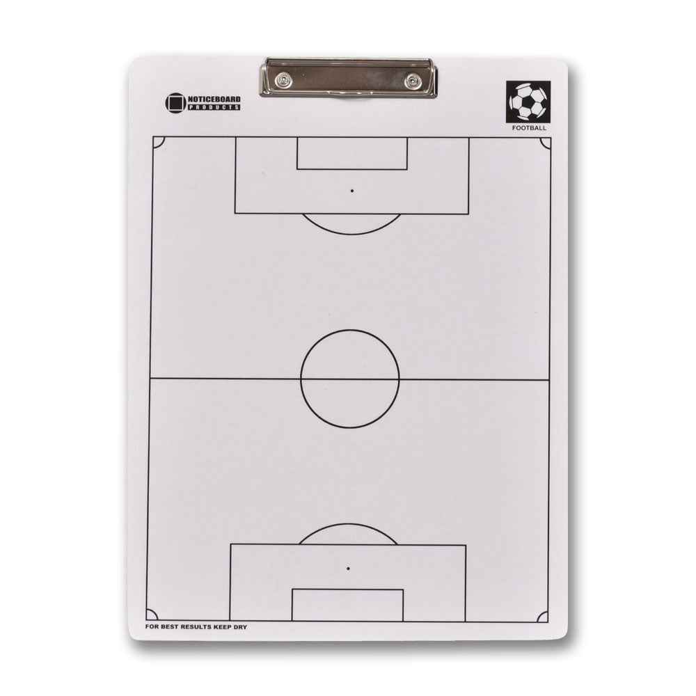 Football Coaching Clipboard Plus Magnetic Whiteboard 300 X 400mm (doub 