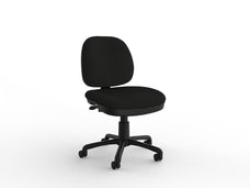 Holly 3 Lever Splice Fabric Midback Task Chair (Choice of Colours) Black KG_HOL3M__ASS_SPBK