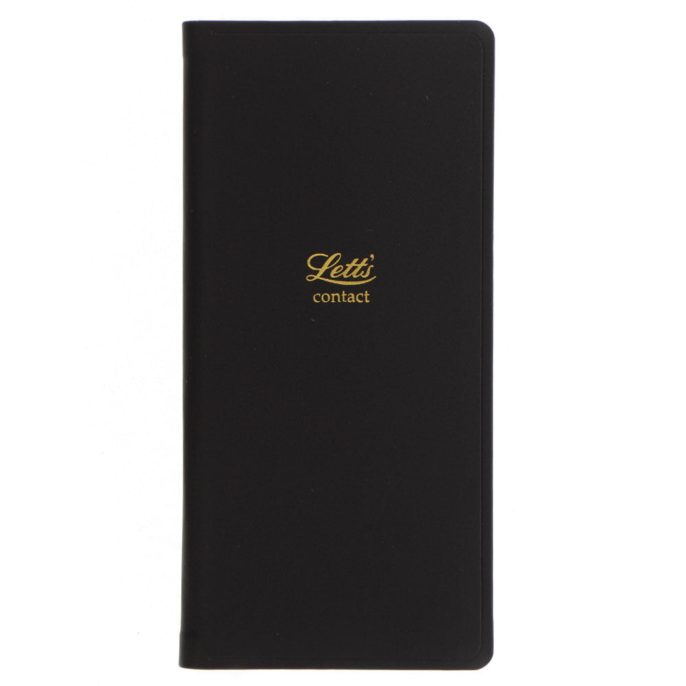 Carnet D'adresses Letts Of London Legacy Slim - Couverture Cuir Violet, Papier Crème 70g/m², Stylo Intégré