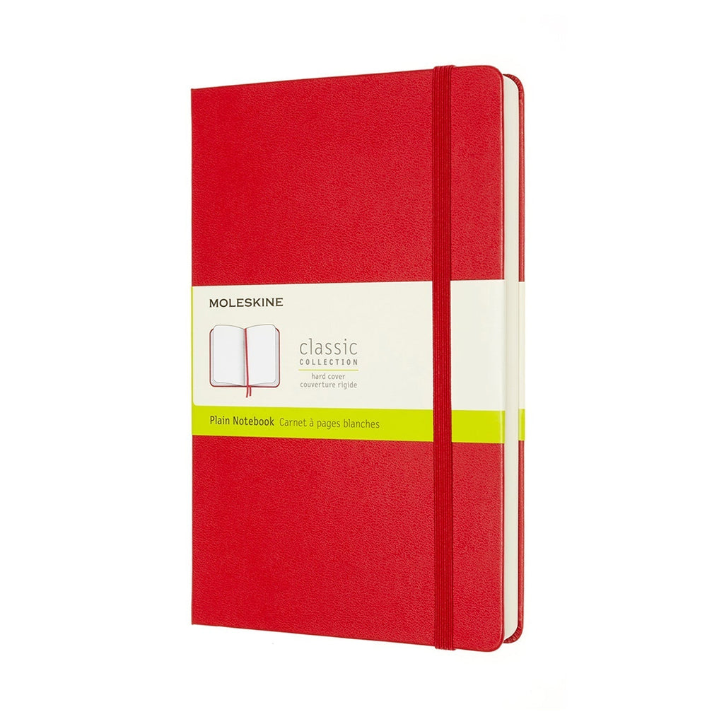 Moleskine Classic Notebook, 130mm x 210mm Large Size Expanded, Hard Co