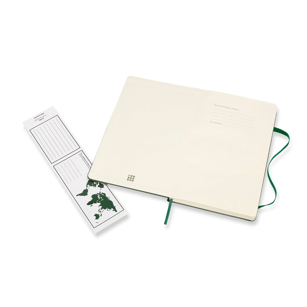 Moleskine Classic Notebook, 130mm x 210mm Large Size, Squared, Hard Co ...