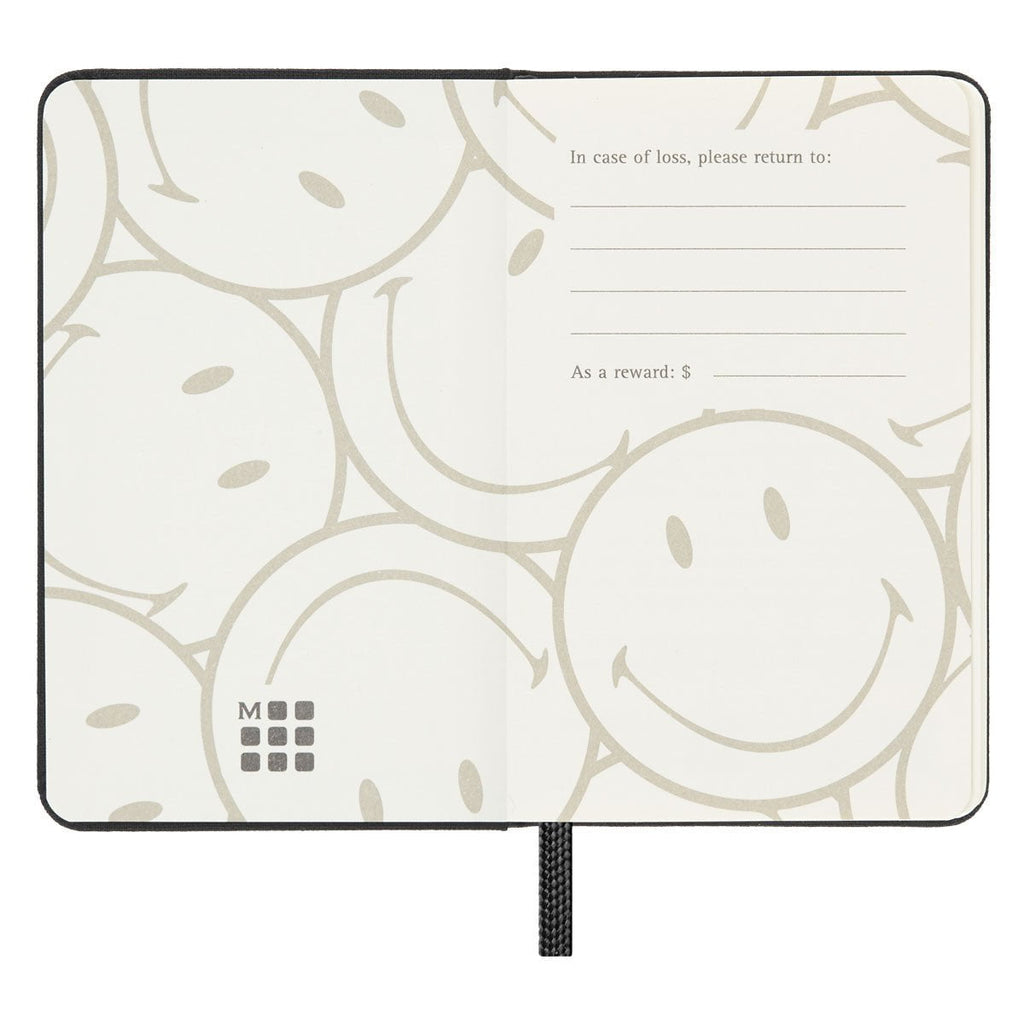 Moleskine Limited Edition 6.5cm x 10.5cm XS Notebook Plain Smiley Moleskine — Discount Office