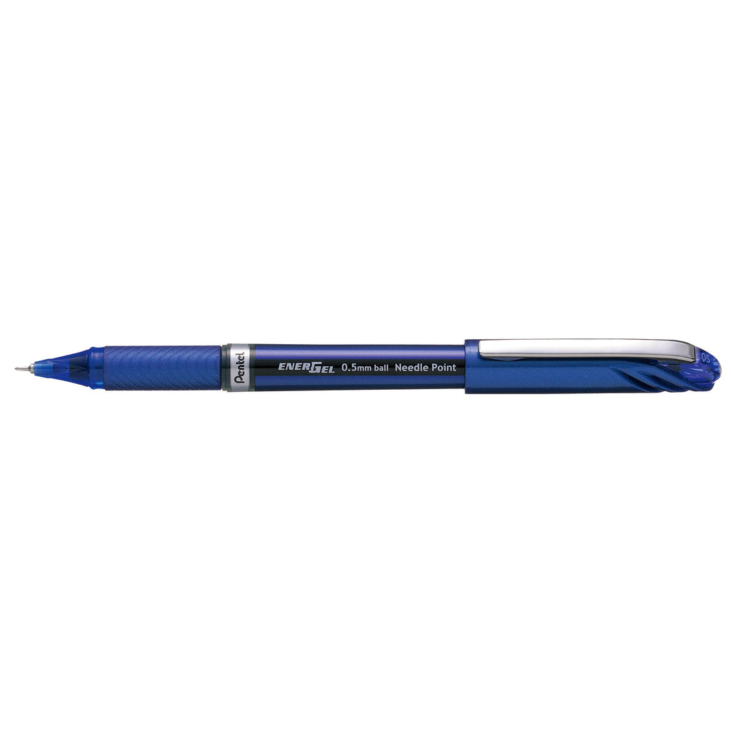 Pentel Energel Gel Roller Pen Stick BLN25 Needle Point Blue