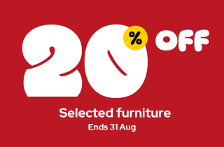 20% Off Selected Furniture