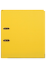 Marbig A4 Polyethylene (PE) Lever Arch File With Linen Finish Cover Lemon