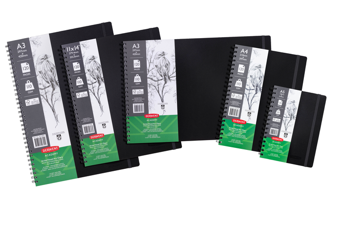 Derwent A5 Academy Visual Diary 120 Pages x Pack of 5