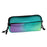 Milan Pencil Case Rectangular 3 Zip Sunset Series Turquoise