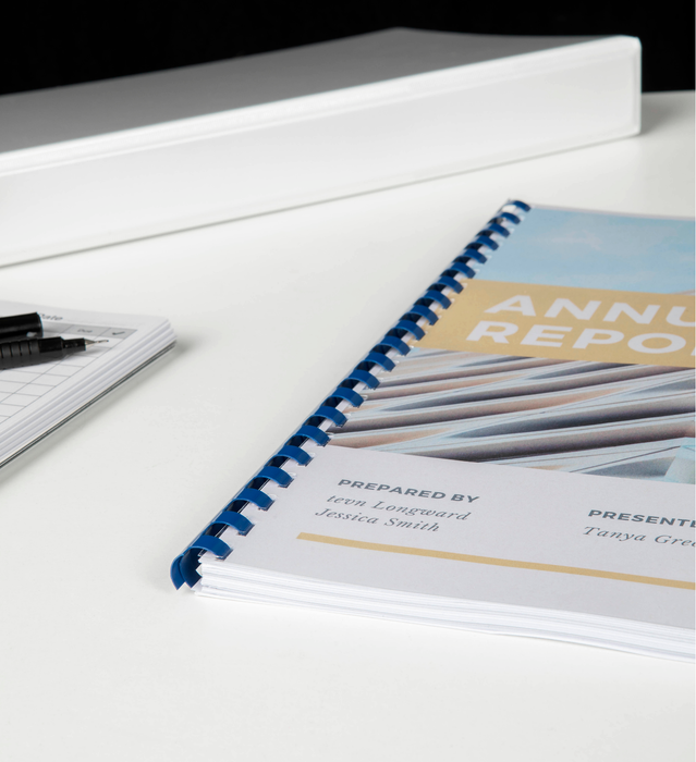 GBC Binding Comb 12mm, Blue, 21 Loop, Pack of 100