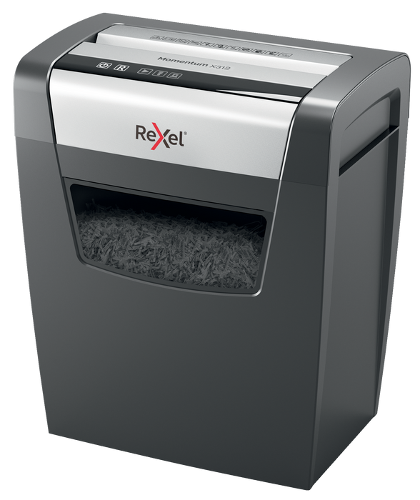 Rexel Momentum X312 Paper Shredder, Cross Cut