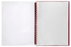Marbig A4 20 Pocket Refillable Display Book, Clear Front, Maroon Backing