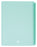 Marbig A4 20 Pocket Insertable Cover Refillable Display Book, Pastel Green Cover