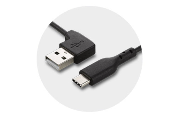Kensington USB-A to USB-C Charging Cable Black, Pack of 5 (67862)