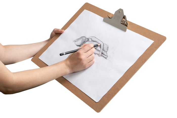 Marbig A3 Hardboard Clipboard, Wide Grip