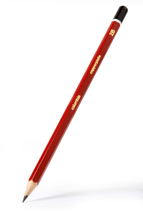 Columbia Copperplate Lead Pencil Hexagonal 2B Pack of 2