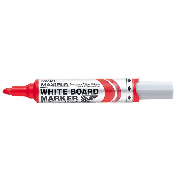 Pentel Maxiflo Whiteboard Marker Fine Tip Red