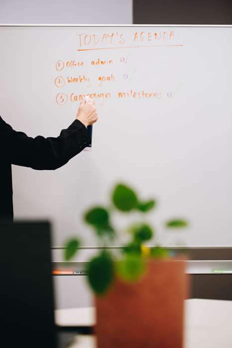 Quartet Mobile Porcelain Double Sided Whiteboard 1200 x 900mm On Stand