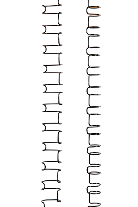 Wire Binding Coil 21 Rings 8mm Black