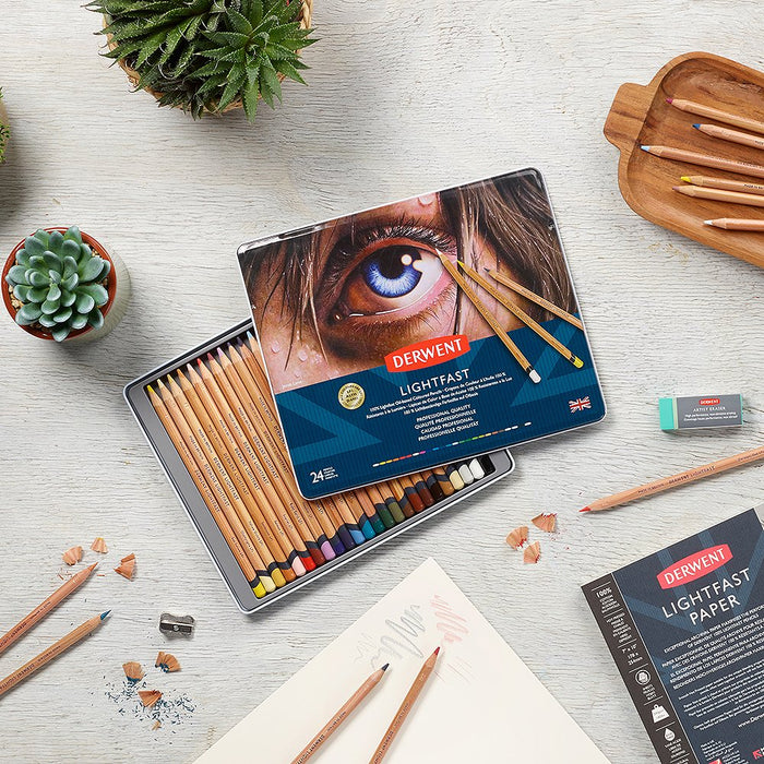 Derwent Lightfast Pencil Full Height 24's