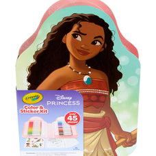 Crayola Color & Sticker Disney Princess Kit, 45 Pieces