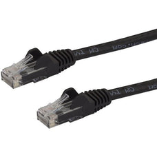 1.5 m CAT6 Cable - Black CAT6 Patch Cord - Snagless RJ45 Connectors - 24 AWG Copper Wire - Ethernet Cable (N6PATC150CMBK) IM4833283