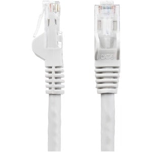 1.5 m CAT6 Cable - White CAT6 Patch Cord - Snagless RJ45 Connectors - 24 AWG Copper Wire - Ethernet - ETL (N6PATC150CMWH) IM4833286