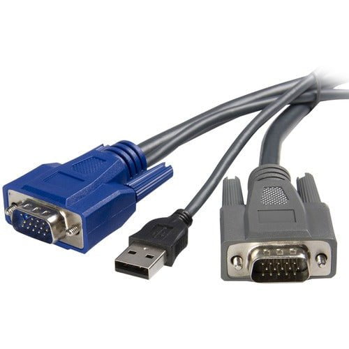 1.5m Ultra-Thin USB VGA 2-in-1 KVM Cable IM2902548