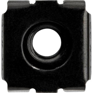 10-32 Cage Nuts - 50 Pack - Rack Mount Clip Nuts - For Square Hole Server Rack - Black (CABCAGENUTS1032) IM4687940