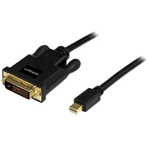 10 ft Mini DisplayPort to DVI Adapter Converter Cable - 10 foot Mini DP to DVI Video Adapter Converter - MDP to DVI Cable for Mac or PC 1920x1200 - Black IM2465238