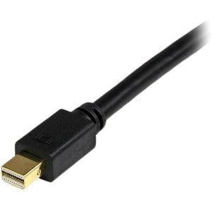 10 ft Mini DisplayPort to DVI Adapter Converter Cable - 10 foot Mini DP to DVI Video Adapter Converter - MDP to DVI Cable for Mac or PC 1920x1200 - Black IM2465238
