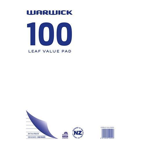 100 Leaf Warwick Value Pad CX115850