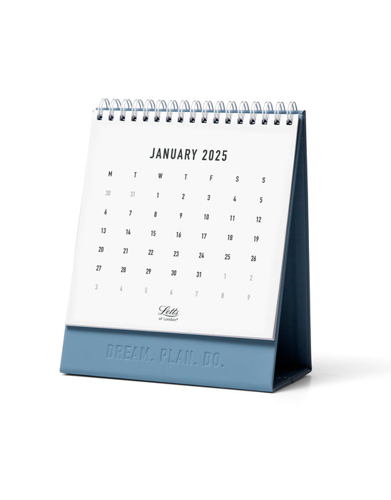 2025 Letts of London Conscious Desk Calendar, 150mm x 180mm, Ocean