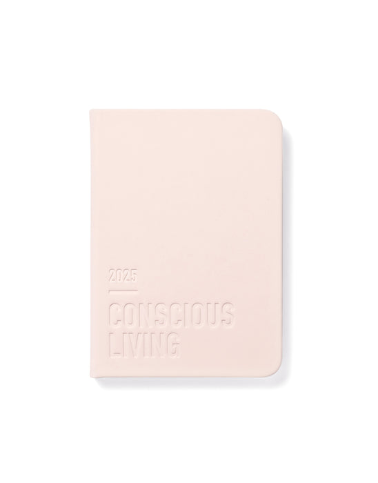 2025 Letts of London A6 Diary, Conscious, Day Per Page, Rosewater, 112mm x 156mm x 18mm