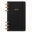 2025 Moleskine 12 Month Spiral Bound Planner, Soft Cover, 130mm x 210mm, Black