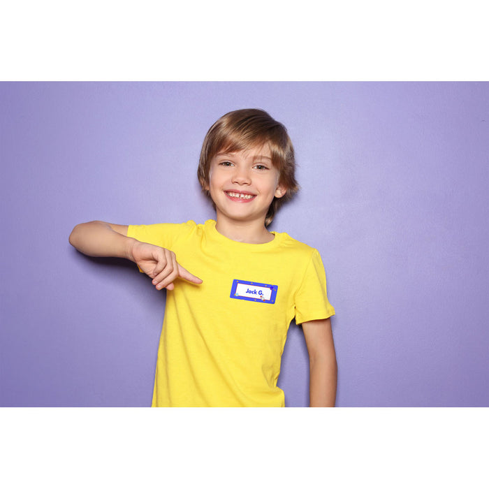 Avery L7432 Kids Fabric Name Badge Labels, 72mm x 30mm, 10 Sheets, 14 Labels Per Sheet