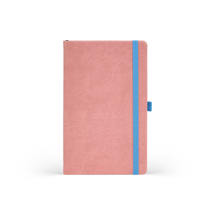 Castelli Kaleido Ruled Notebook, Old Rose, 130mm x 210mm