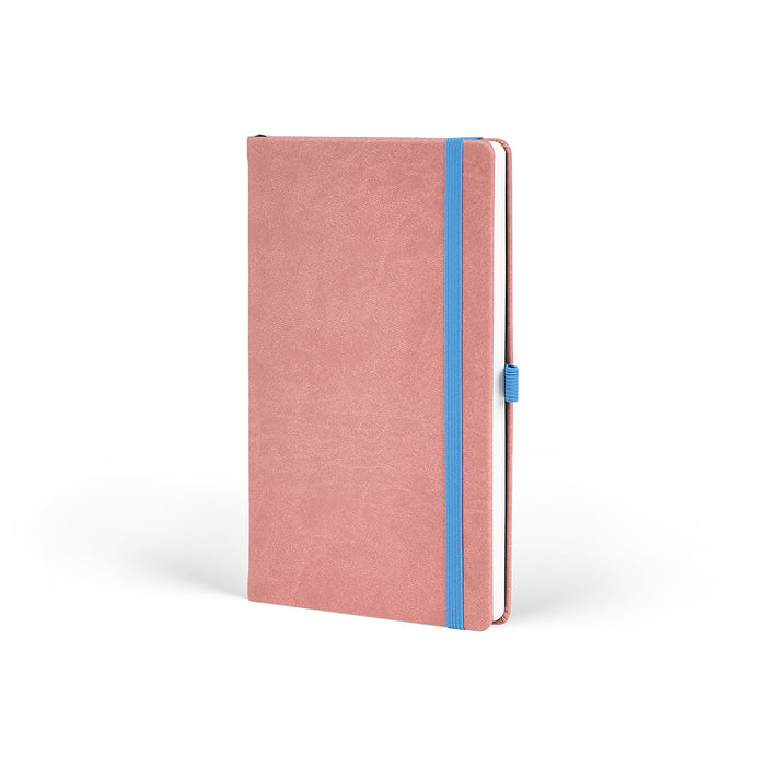 Castelli Kaleido Ruled Notebook, Old Rose, 130mm x 210mm