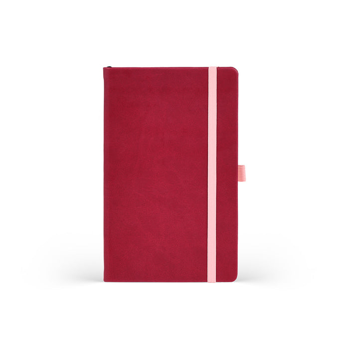 Castelli Kaleido Ruled Notebook, Ruby, 130mm x 210mm