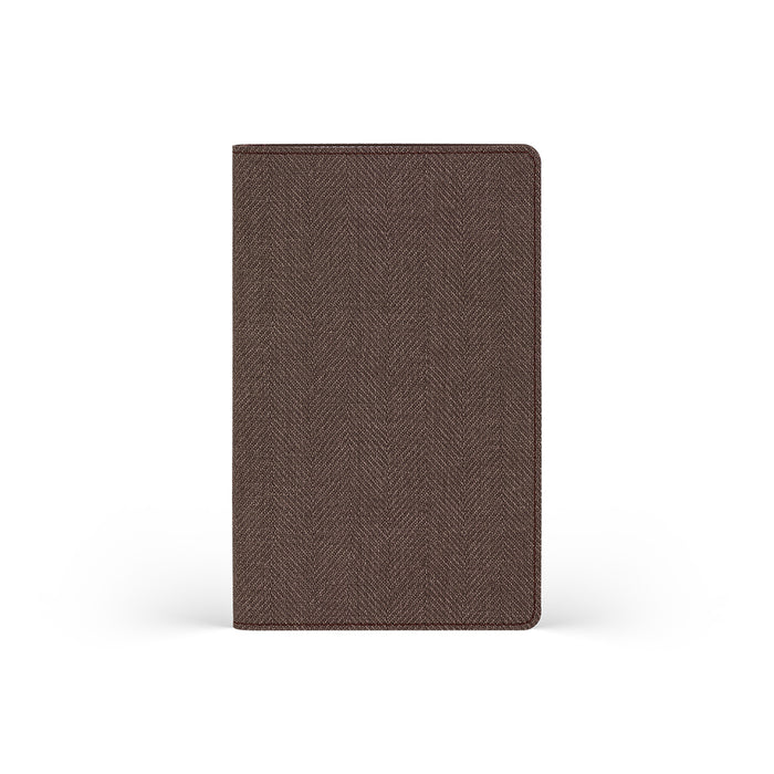 Castelli Harris Ruled Notebook, Coffee Brown, 130mm x 210mm