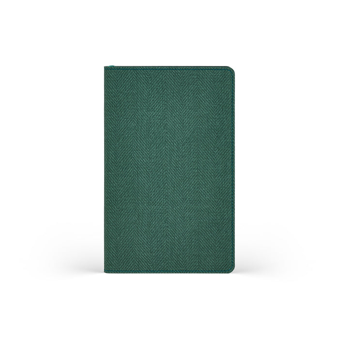Castelli Harris Ruled Notebook, Forest Green, 130mm x 210mm
