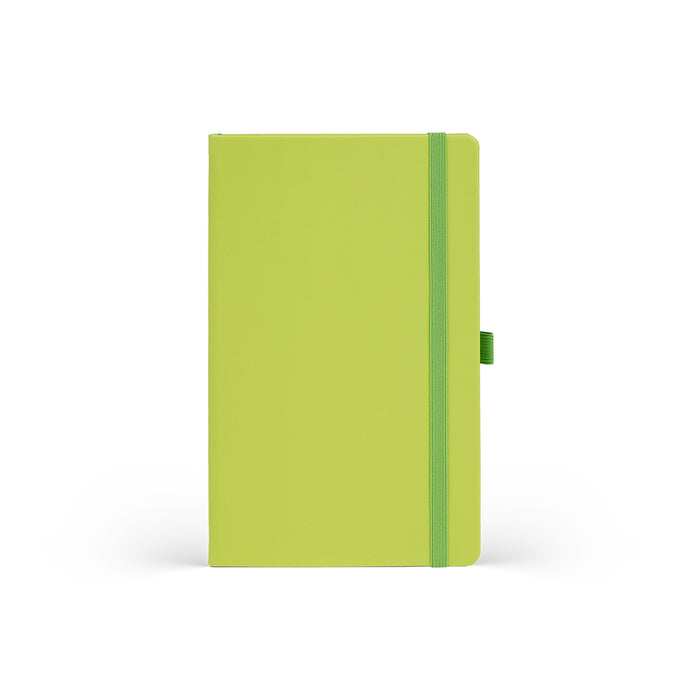 Castelli All Colour Ruled Notebook, Acid Green, 130mm x 210mm