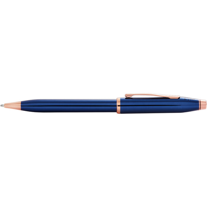 Cross Century II Translucent Cobalt Blue Lacquer Ballpoint Pen