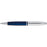 Cross Calais Chrome and Blue Lacquer Ballpoint Pen