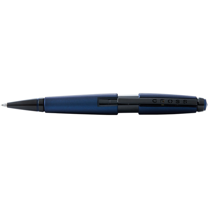 Cross Edge Matte Blue Lacquer Gel Rollerball Pen